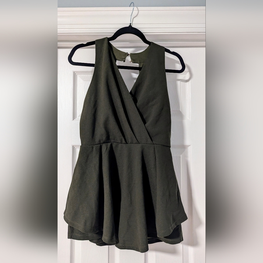 Olive Green Romper
